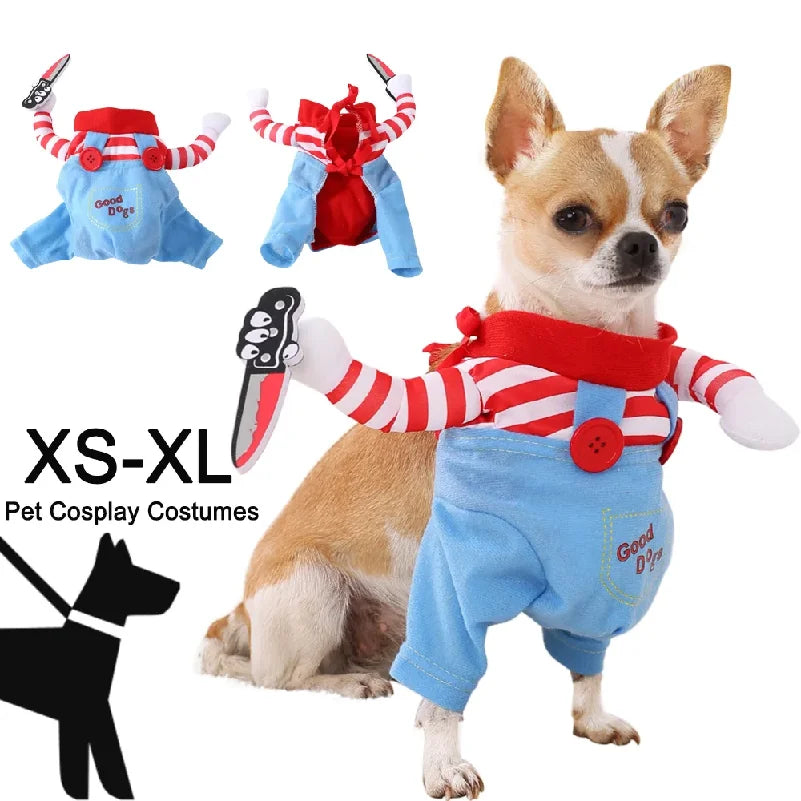 Dog Clothes For Small Medium Dogs Cats Christmas Funny Puppy Dressed | Majestic Pet Kingdom™
