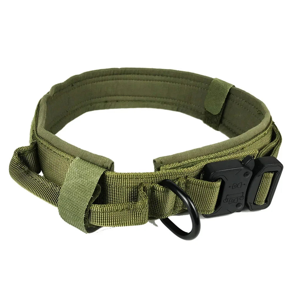actical Dog Collar  Adjustable Military Training Nylon Dog Collar with  Heavy Metal Buckle for Medium and Large Dogs - CP | Purrfect Pet Kingdom
