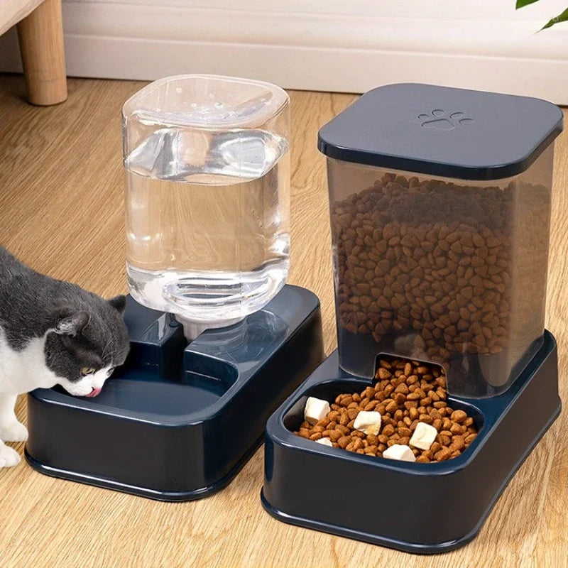 Automatic Cat and Dog Feeder with Drinker - Pet Food Bowl and Drinker | Majestic Pet Kingdom™