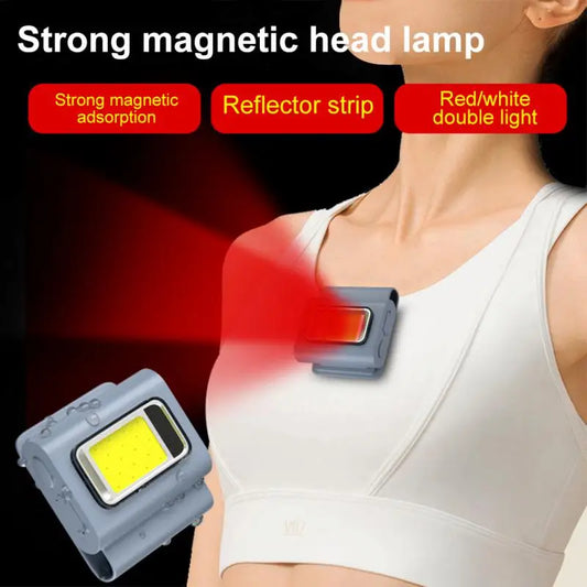 Dog Collar Light Magnetic LED Clip-On Night Safety Lamp - Main Feature View | Majestic Pet Kingdom