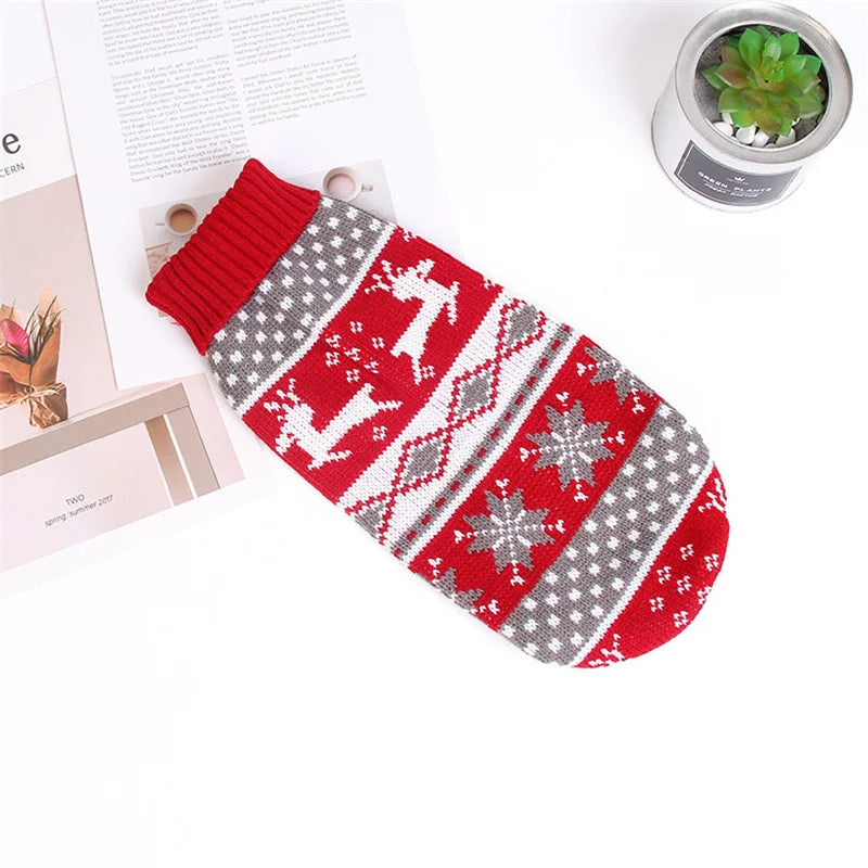 Christmas Cat Sweater Winter Warm Pet Costume for Cats Kedi katten Sphynx Clothing Mascotas Clothes for Dog Animals ropa de gato - Majestic Pet Kingdom