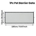 Pet Safety Gate Folding Mesh Barrier Isolated Network Playpen