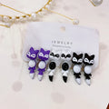 Handmade Polymer Clay Animal Earrings | Cute Dinosaur Cat Dog Stud Earrings for Women