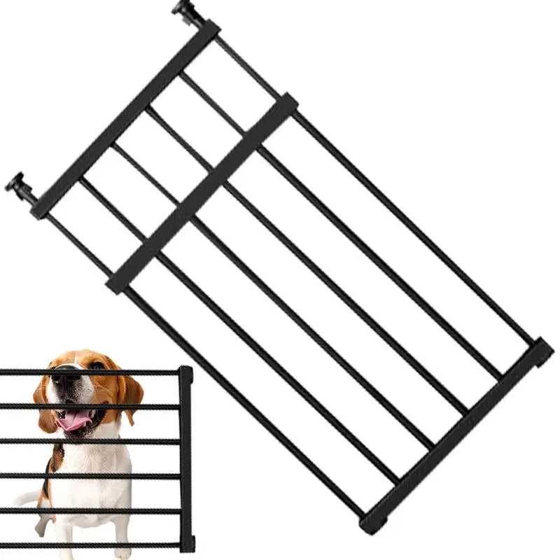 Indoor Dog Gate Retractable Freestanding Fence Nail-free Household | Majestic Pet Kingdom™