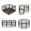 BINGOPAW 8-Panel Heavy Duty Dog Playpen Outdoor Indoor Metal Fence - Majestic Pet Kingdom