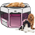 Portable Pet Playpen Foldable Exercise Pen For Dogs Cats Indoor Outdoor - Majestic Pet Kingdom