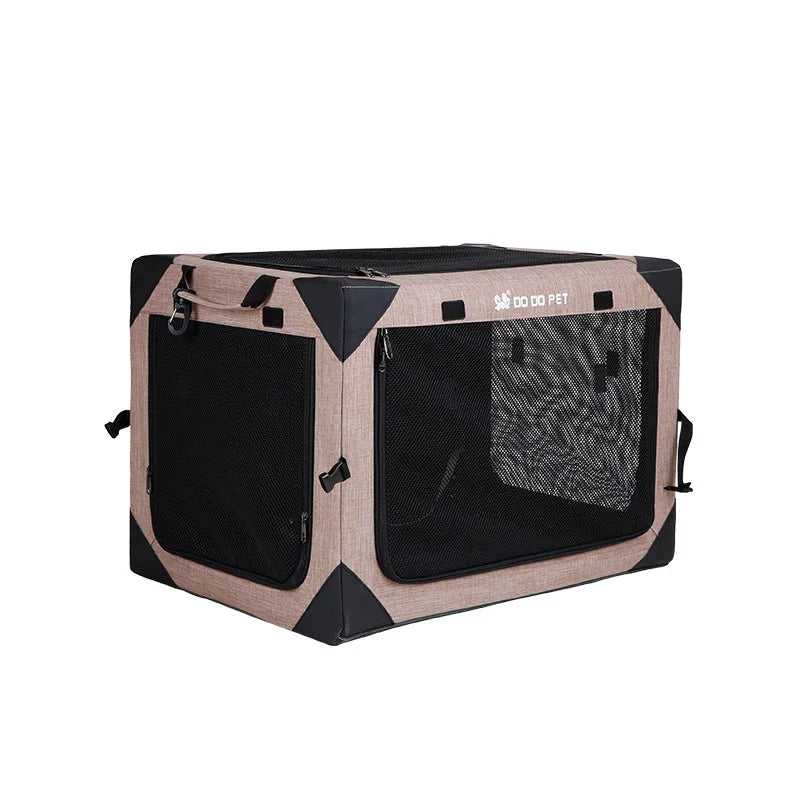 Dog Crate Travel Foldable Pet Crate for Puppy/Small Dog 18 Lbs Soft Cat Carrier Fit for Indoor & Outdoor/Car Back Seat/Trunk - Majestic Pet Kingdom