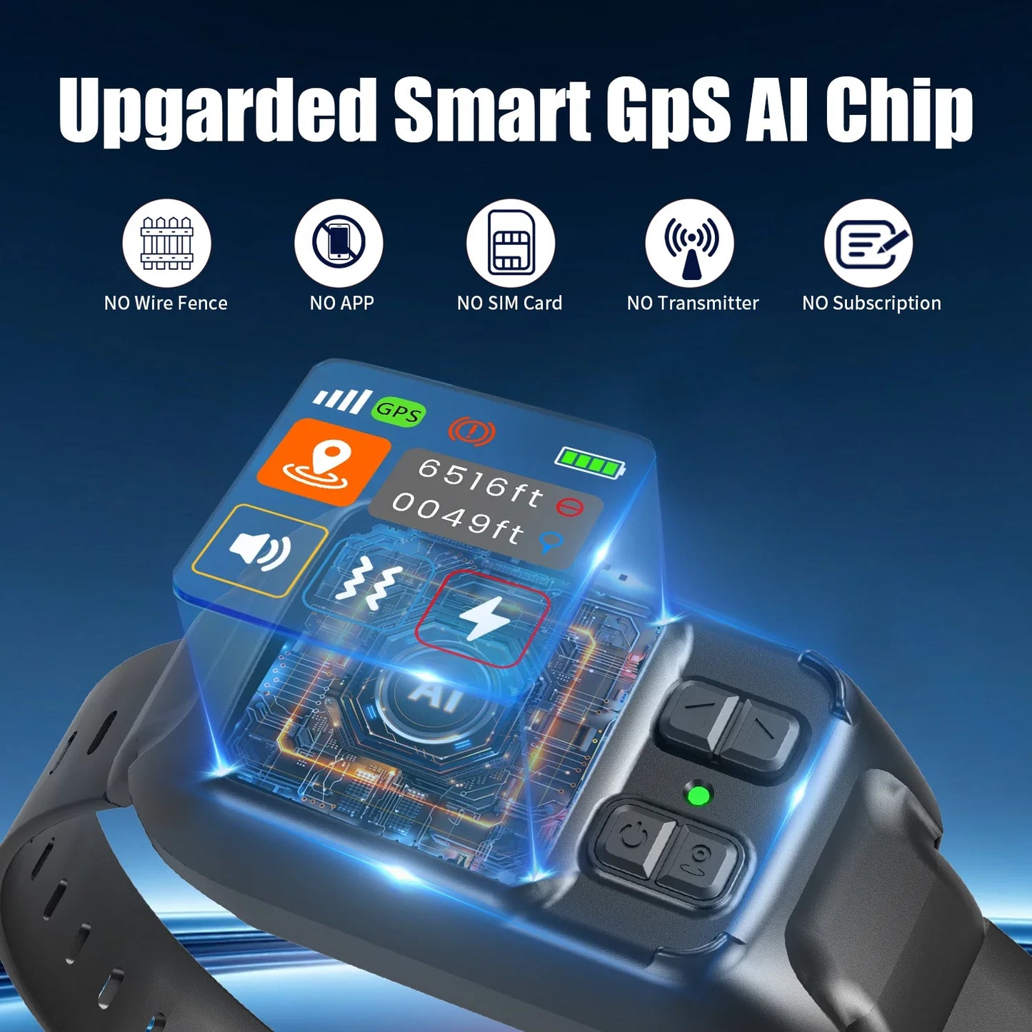 GPS Dog Fence Wireless Satellite Tech System Custom Region | Purrfect Pet Kingdom
