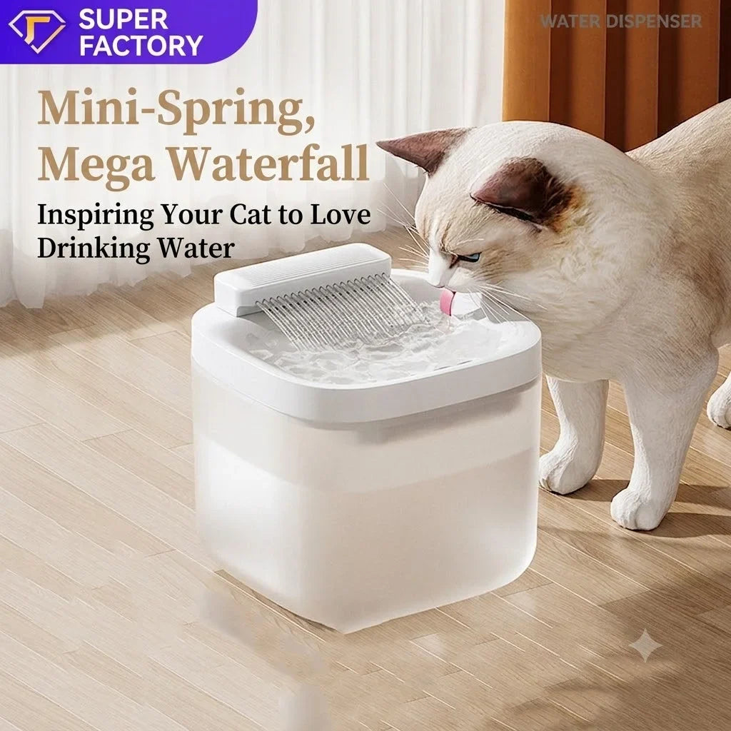 Automatic Pet Water Fountain 3L Large Capacity Automatic Cat Water | Majestic Pet Kingdom™