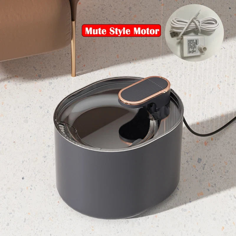 Large Capacity 3L Cat Water Fountain Automatic Recirculate Filtring Pet Fountain USB Electric Mute Cat Drinker Bowl Dispenser - Majestic Pet Kingdom