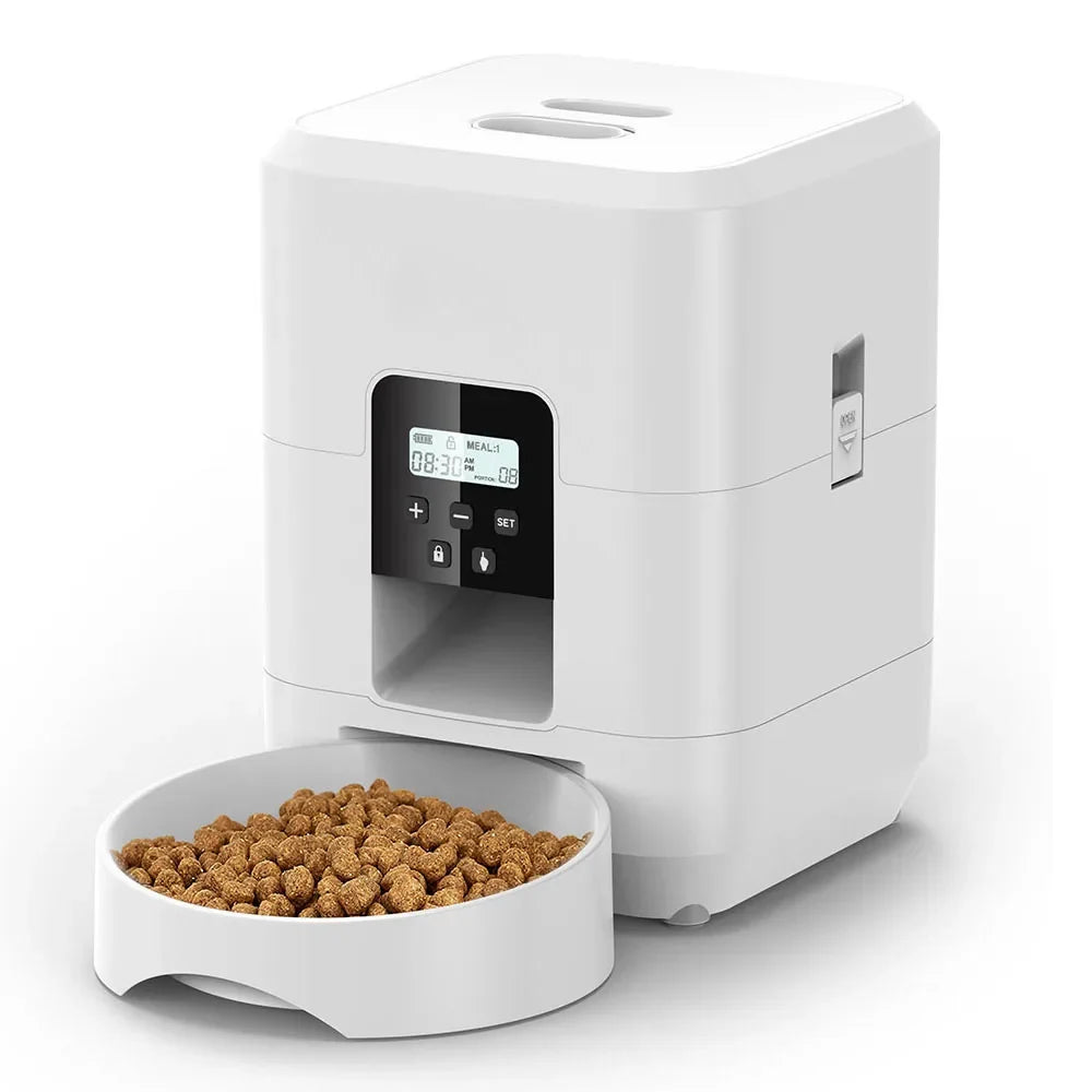 Smart Pet Feeder Automatic Cat Feeder Dog Slow Food Machine With Timed Quantitative Automatic Cat Food Dispenser Cat Dog Bowl - Majestic Pet Kingdom