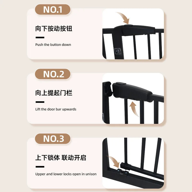 Pet Fences Anti-cat Door Fence Cat Fences Isolation Door Dog Fence Pet Barrier Door Guardrail Dog Supplies - Majestic Pet Kingdom
