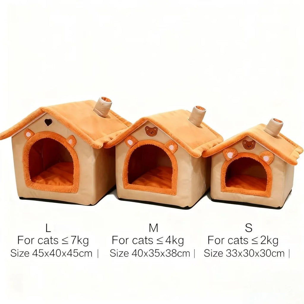 Dog House Bed All Season Removable Washable Winter Nest