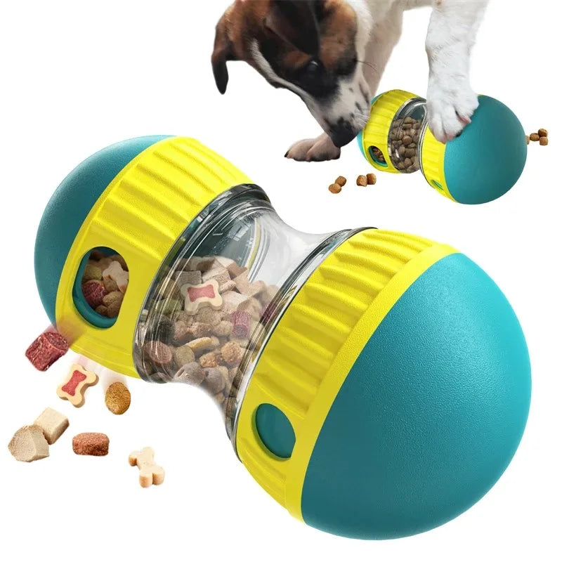 Interactive Slow Feeder Dog Toy Ball & Puzzle Dispenser