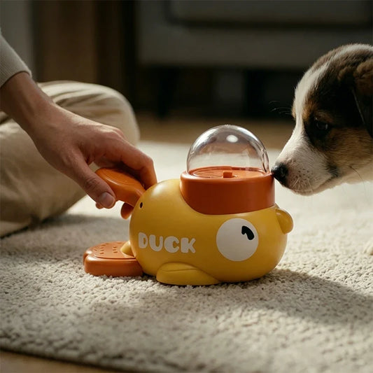 Dog 2-in-1 Interactive Toy Pet Automatic Food Treat Dispenser Cartoon | Majestic Pet Kingdom™