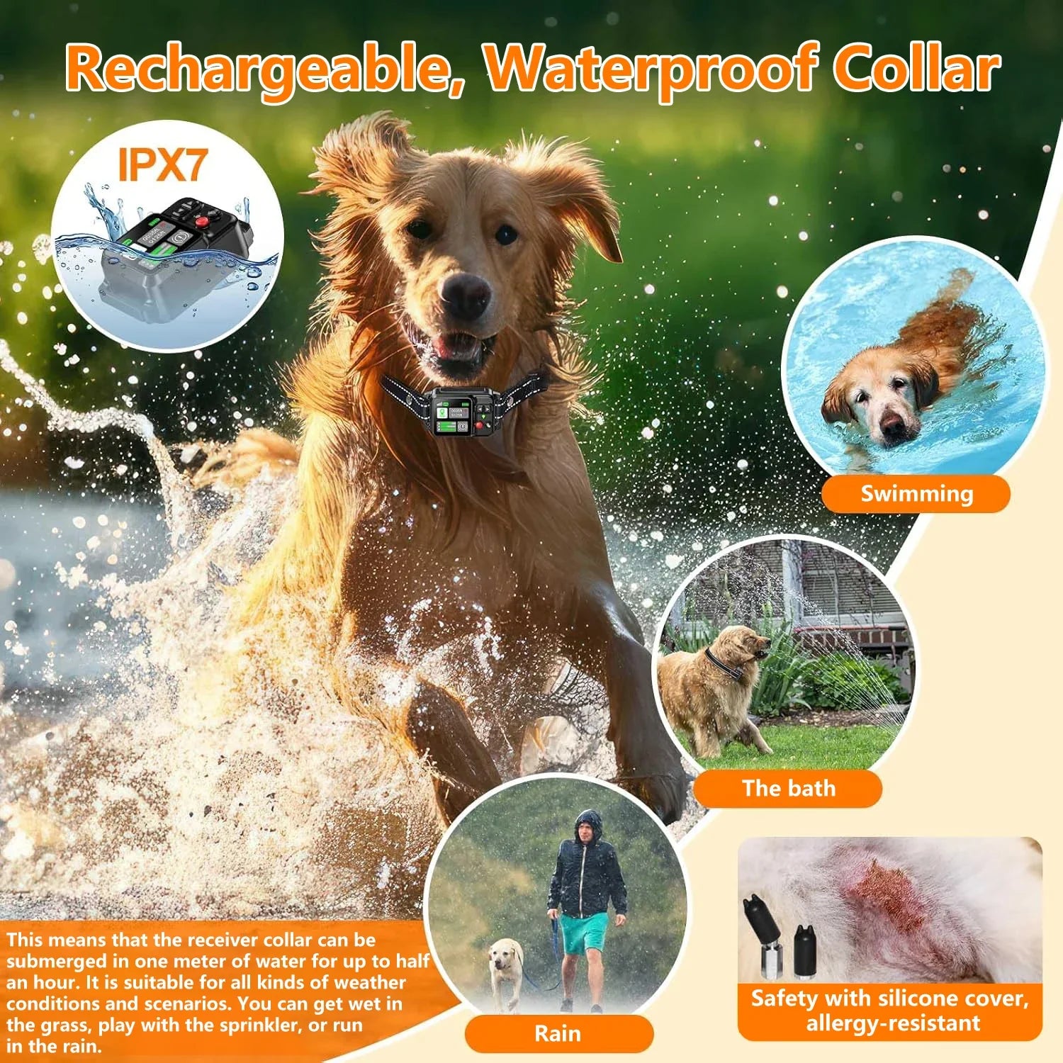 GPS Dog Fence Wireless Satellite Tech Electric Fencing System