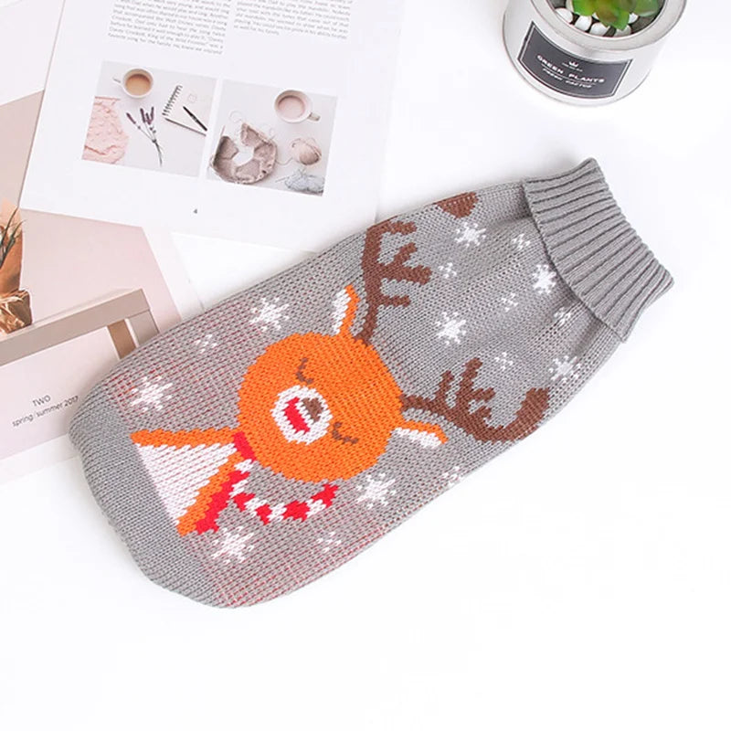 Christmas Cat Sweater Winter Warm Pet Costume for Cats Kedi katten Sphynx Clothing Mascotas Clothes for Dog Animals ropa de gato - Majestic Pet Kingdom