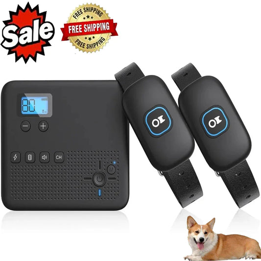 Wireless Dog Fence 2 in 1 Remote Trainer Beep Shock Collar | Purrfect Pet Kingdom