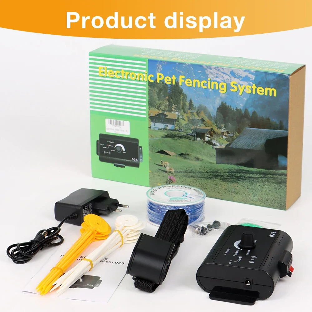 Electronic Dog Fence 1.2 Acres Adjustable Training System