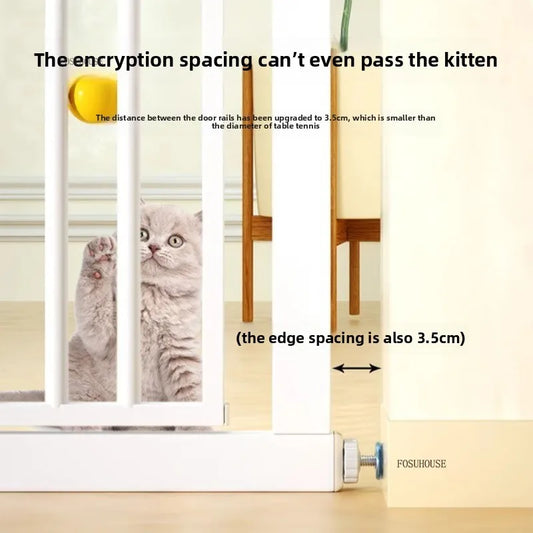 Free Punch Pet Fence Dog Fences Isolation Door Anti-Cat Door Fence Indoor Special Encryption Dog Safety Corral for Pet Products - Majestic Pet Kingdom