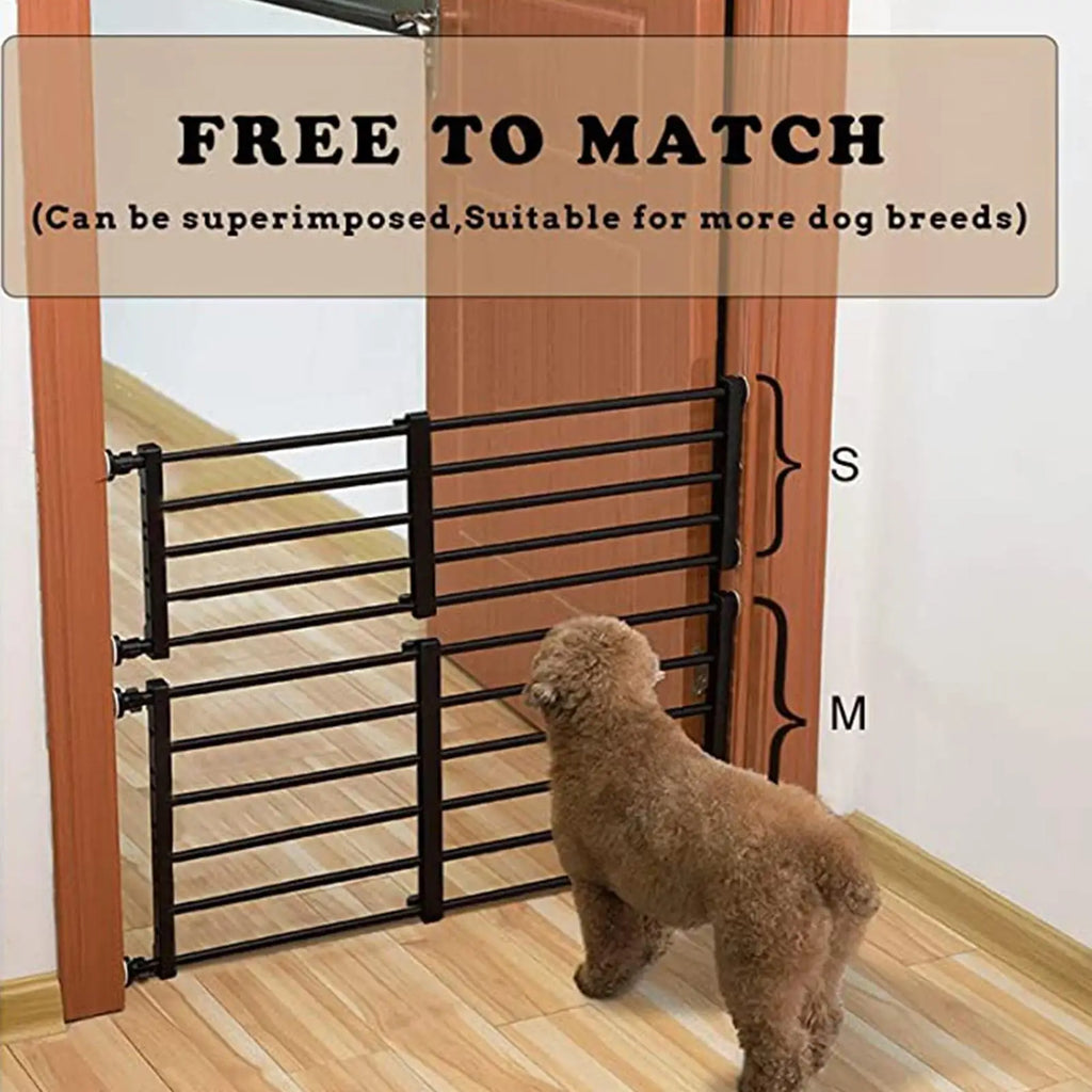 Pet Barrier Gate Indoor Safety Fence for Small Medium Dogs Cats