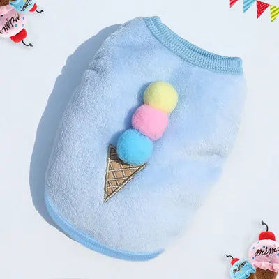 Cute Dog Clothes Winter Vest For Small Dogs Cats Warm Pets Sweater Soft Flannel Puppy Puffer Jacket Dog Accessories Supplies Xxs - Majestic Pet Kingdom