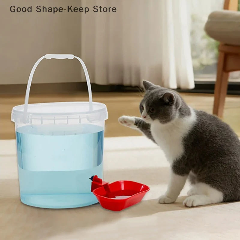 1PC 3/5/8/10L Automatic Pet Water Dispenser Large Capacity Cat Dog Drinking Fountain Non-Spill Cat Dog Bowl With Auto Shut-Off - Majestic Pet Kingdom