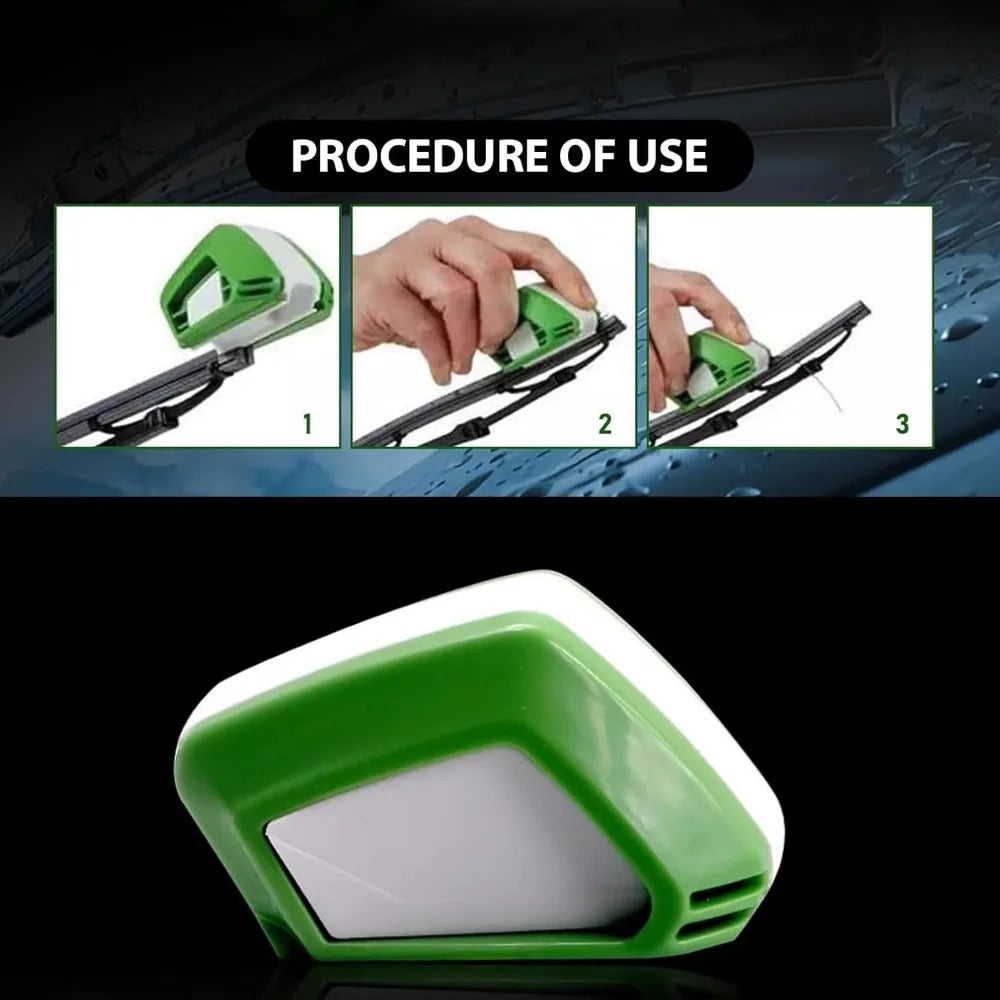 Car Wiper Repair Tool Portable ABS Vehicle Windshield Wiper Regroover with Sponge Universal Automotive DIY Cleaning Cutter