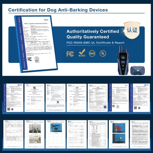 Dog Training Collar Waterproof Remote Electric Shock Vibration