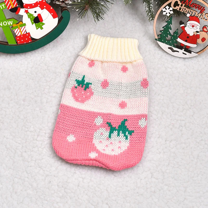 Christmas Cat Sweater Winter Warm Pet Costume for Cats Kedi katten Sphynx Clothing Mascotas Clothes for Dog Animals ropa de gato - Majestic Pet Kingdom