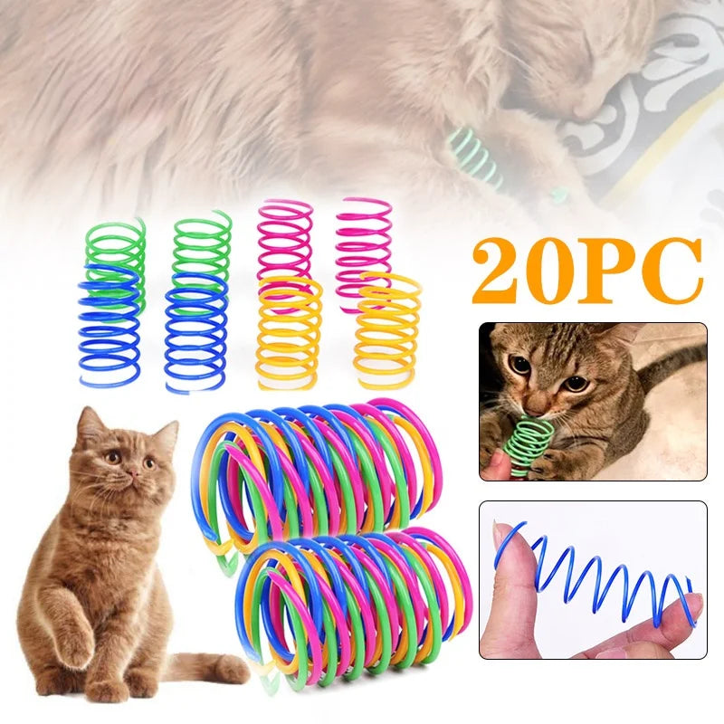 Kitten Coil Spiral Springs Cat Toys Interactive Gauge Cat Spring Toy | Majestic Pet Kingdom™