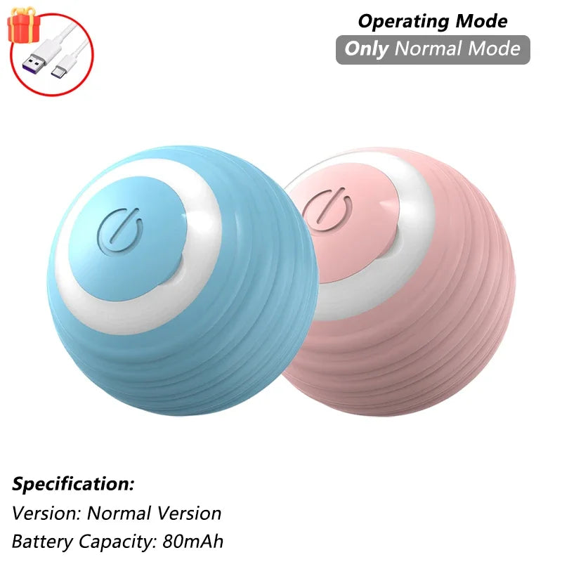 Interactive Smart Cat Toy Ball | Automatic Rolling Ball with Obstacle Avoidance