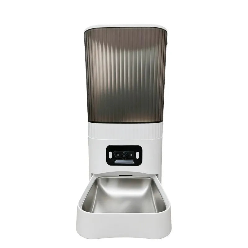 Cross Border Remote Control Cat Automatic Feeder With Camera Visual Interactive Home Pet Intelligent Feeder New Hot DropShipping - Majestic Pet Kingdom