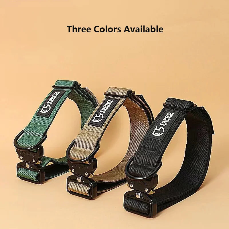 Tactical Dog Collar with Leash - No-Pull Anti-Escape Collar for Large | Majestic Pet Kingdom™