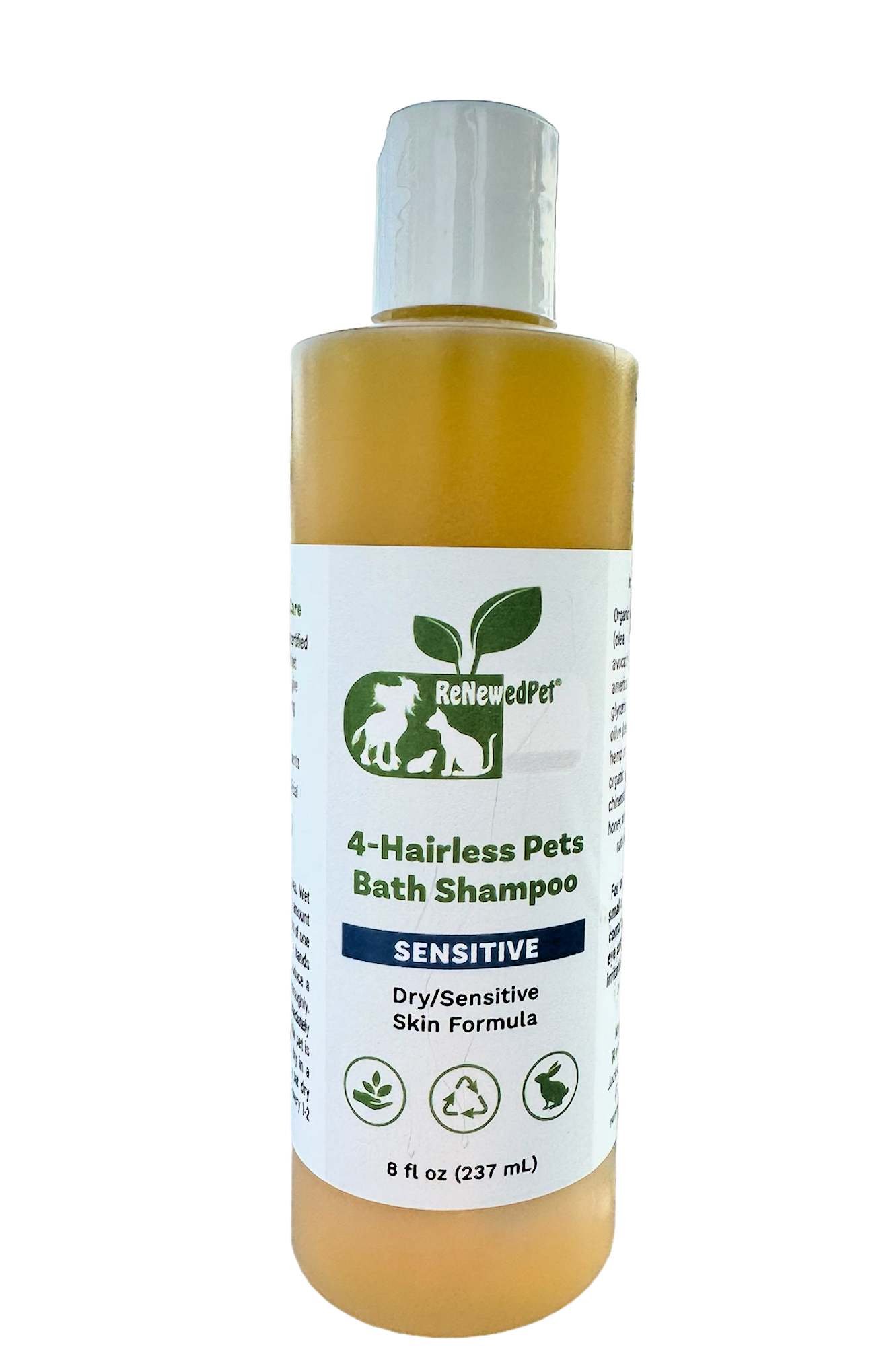 Dog Shampoo Sensitive Skin Rash Relief for Hairless Breeds