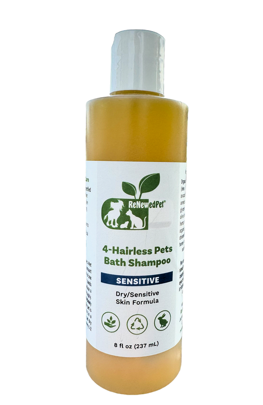 Sensitive Skin Shampoo for Hairless Dogs with Rash Relief