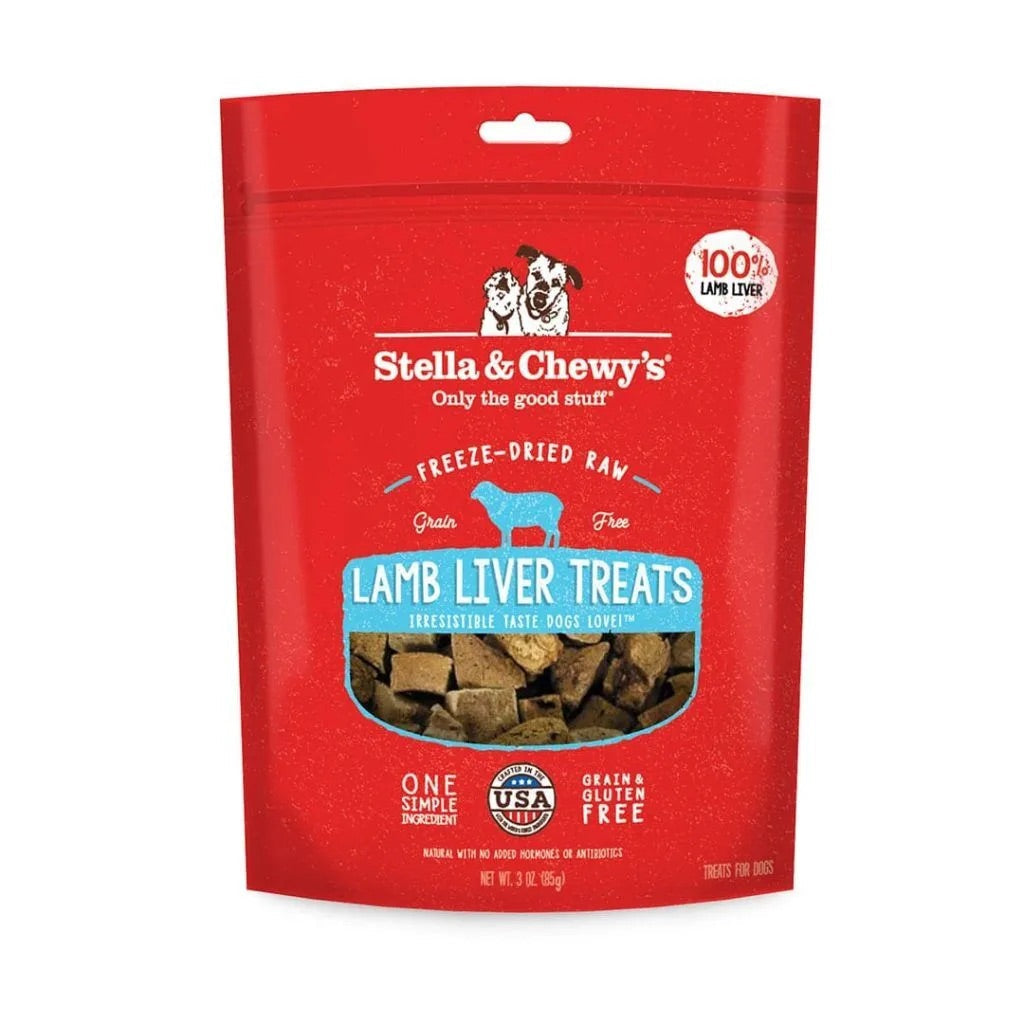 Dog Treats Stella & Chewys Lamb Liver Freeze Dried Snacks