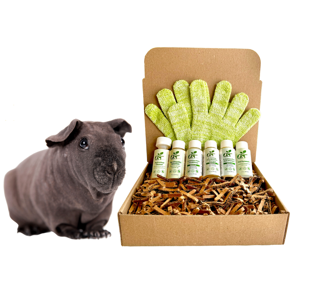 Sensitive Skin Grooming Kit for Hairless Guinea Pigs & Pets