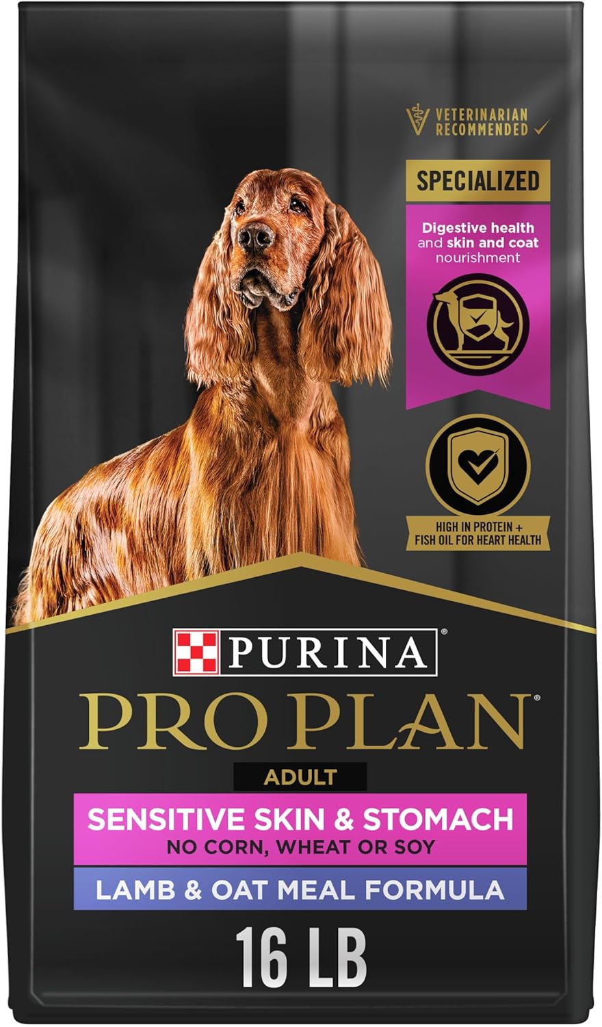 Dog Food Pro Plan Sensitive Skin & Stomach Lamb Oatmeal Bag