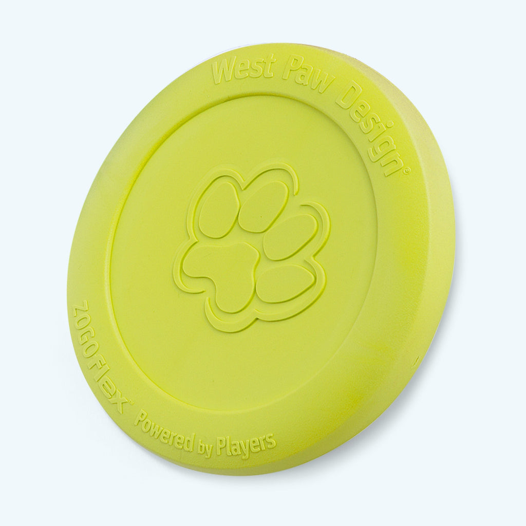 Zisc Soft Flying Disc Fetch Dog Toy for Gentle Chewers