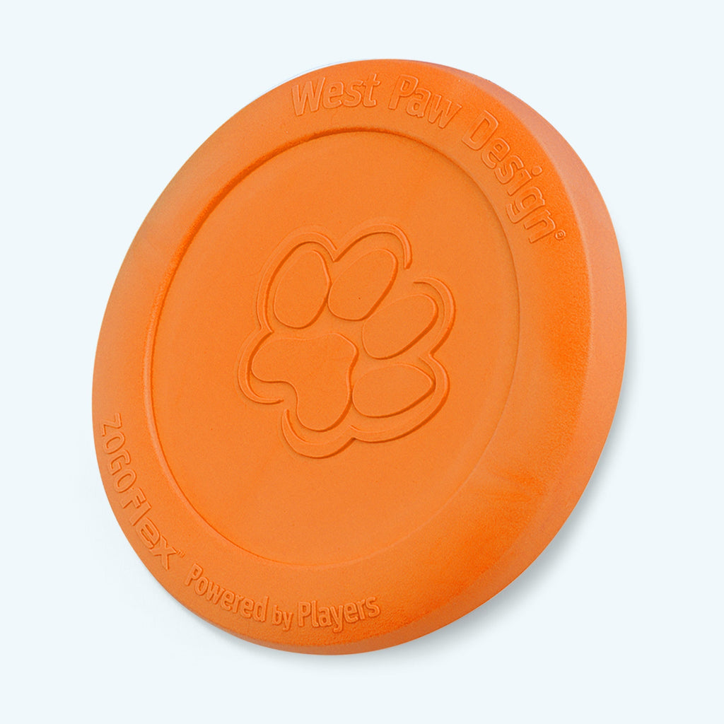 Zisc Soft Flying Disc Fetch Dog Toy for Gentle Chewers