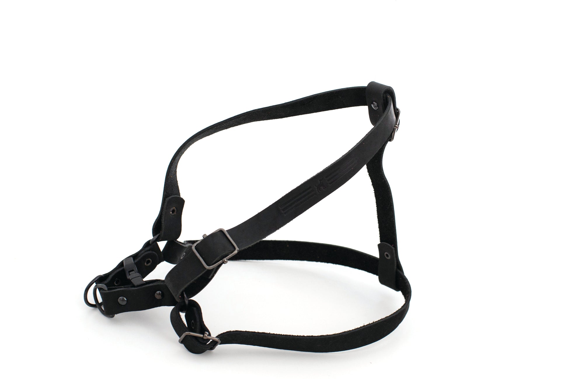 Dog Harness Step-In Genuine Leather Sport Style Pro Vest - Detail Angle 2 | Majestic Pet Kingdom