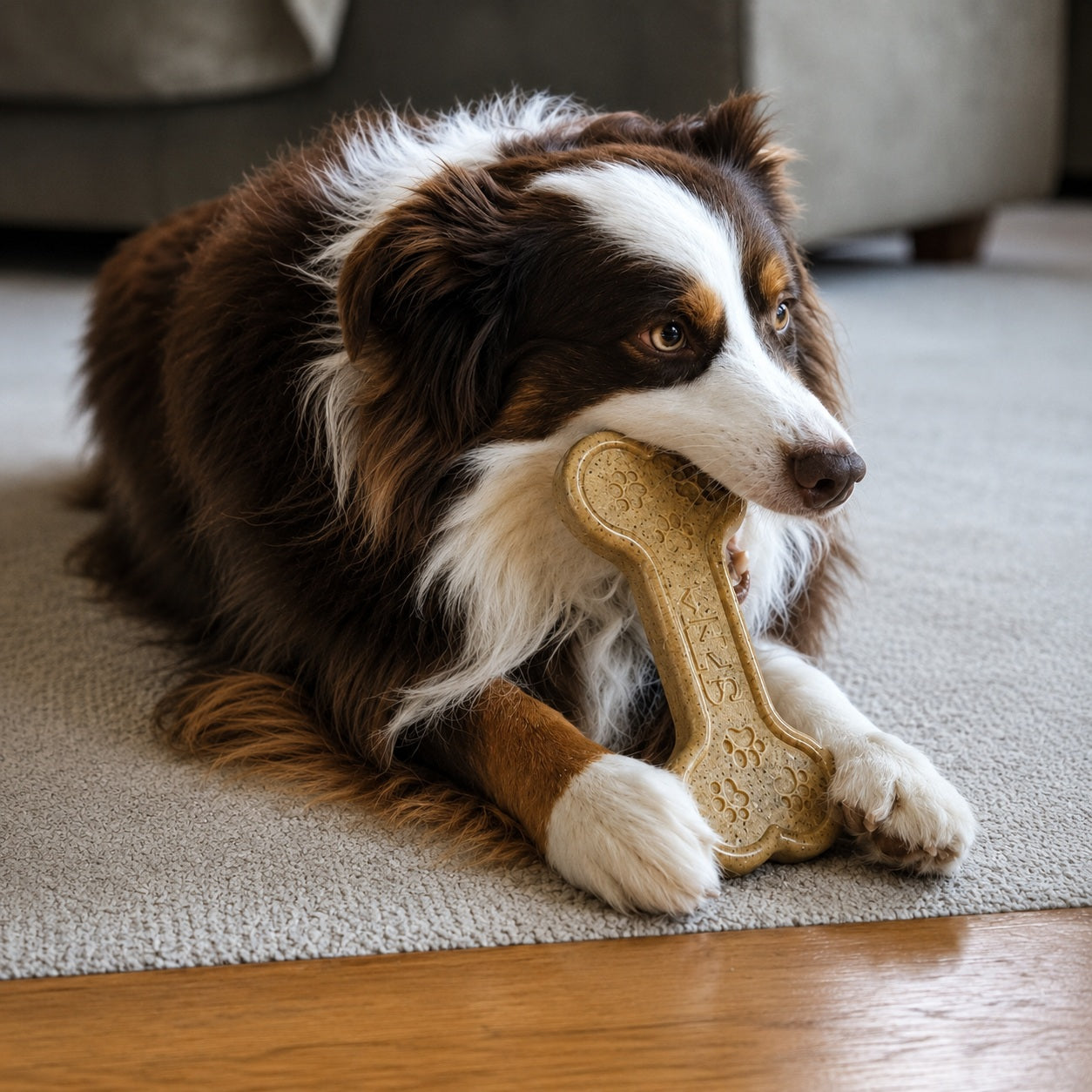 Dog Chew Toy Bone eChew Ultra Durable Nylon Power Chewers