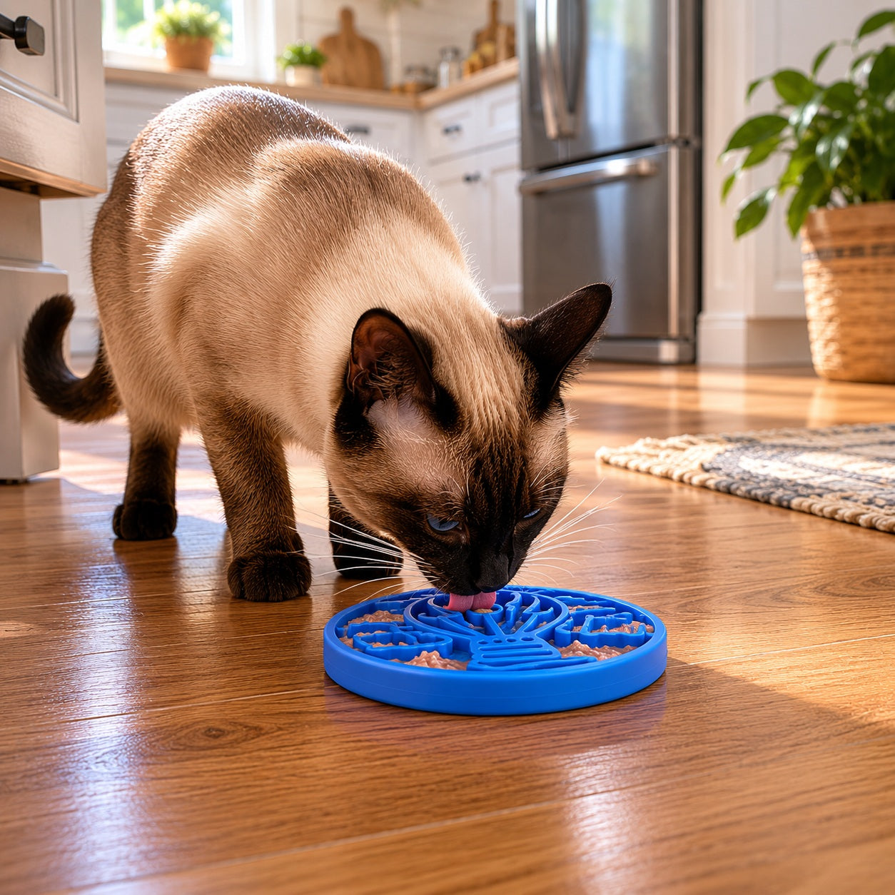 Dog Lick Mat Air Nylon eCoin Durable Interactive Treat Plate - Detail Angle 3 | Majestic Pet Kingdom