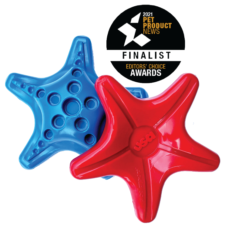 Starfish Nylon Dog Chew Toy for Aggressive Chewers | USA