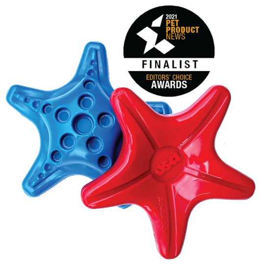 Starfish Nylon Dog Chew Toy for Aggressive Chewers | USA