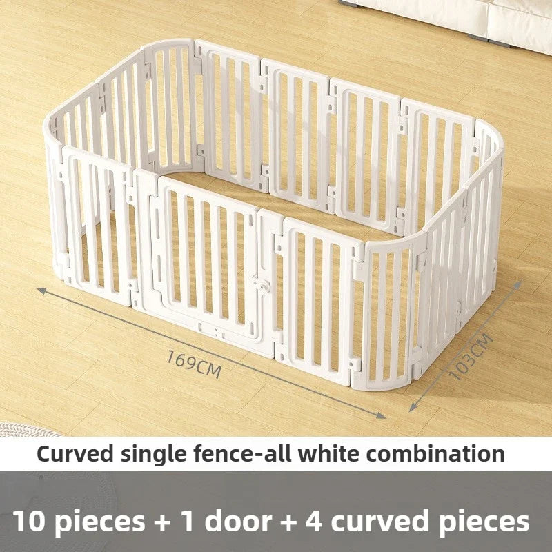 Indoor Household Pet Fence Waterproof Dog Fence Large Dog Protective Fence Free Combination Large Space Pet Isolation Fences - Majestic Pet Kingdom