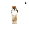 Pet Memorial Bottle for Pet Hair | Dog Cat Fur Keepsake Urn Container with Silver Charms