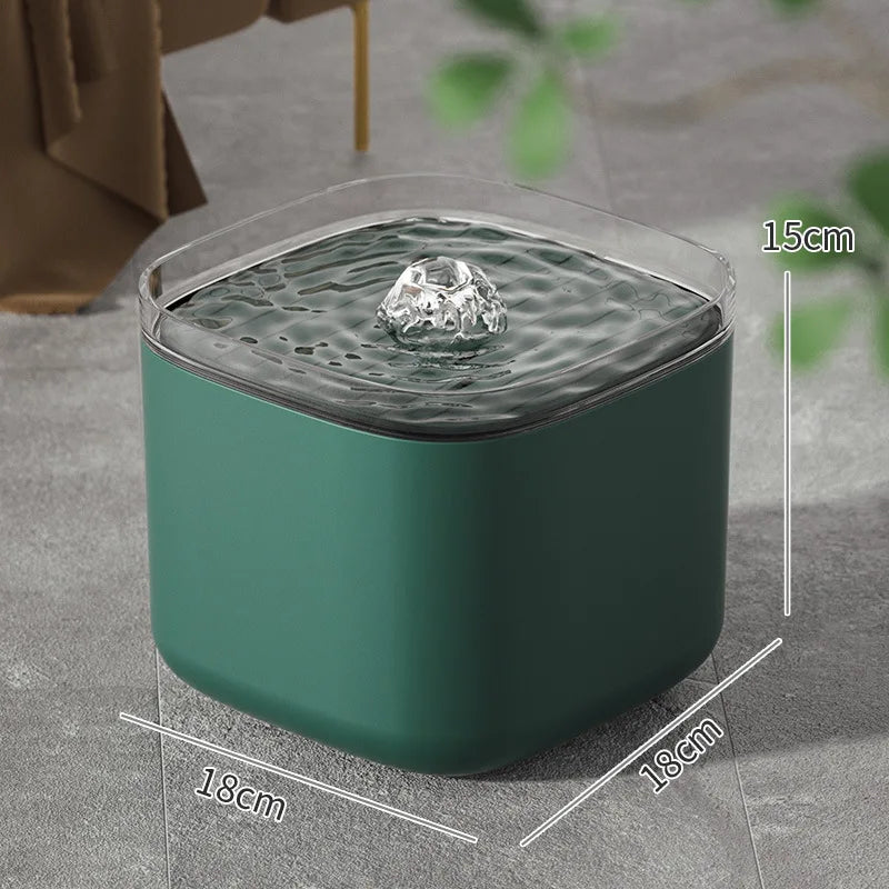 3L Cat Water Fountain Auto Recirculate PP Material Large Capacity USB Electric Mute Cats Water Dispenser for Cat to Drink Water - Majestic Pet Kingdom