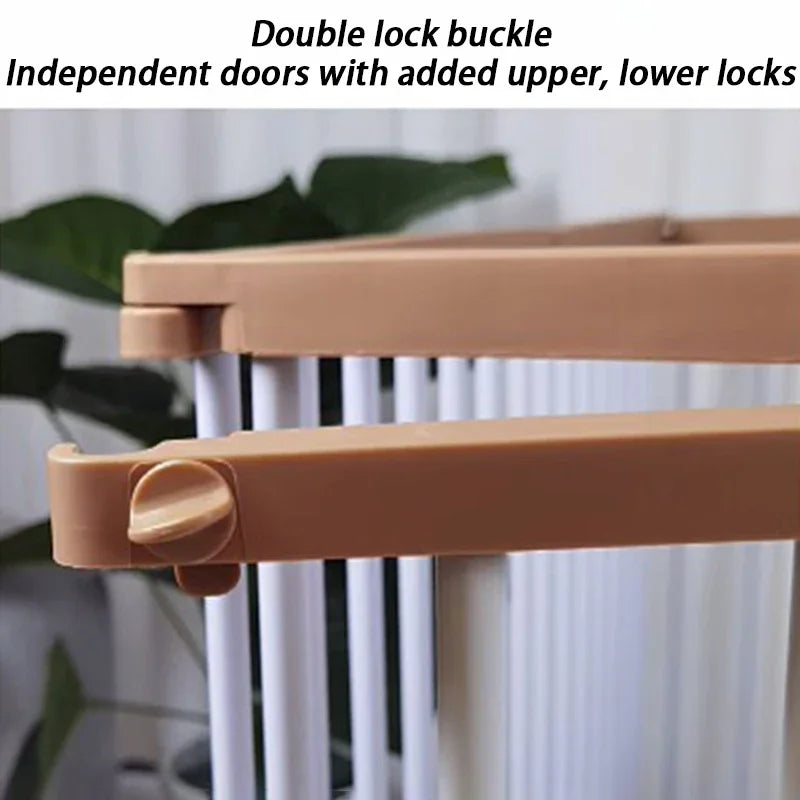 68CM in High Dog Fence Barrier Indoor DIY Poodle Teddy Fences Freely Combined Thickened Rabbit Cage Spliced Pet Guardrails - Majestic Pet Kingdom